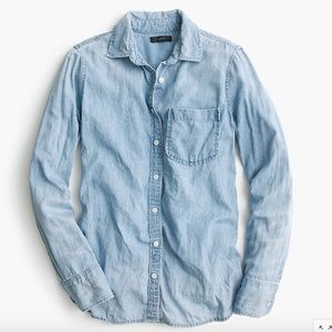 J. Crew Always Chambray Shirt Size 4